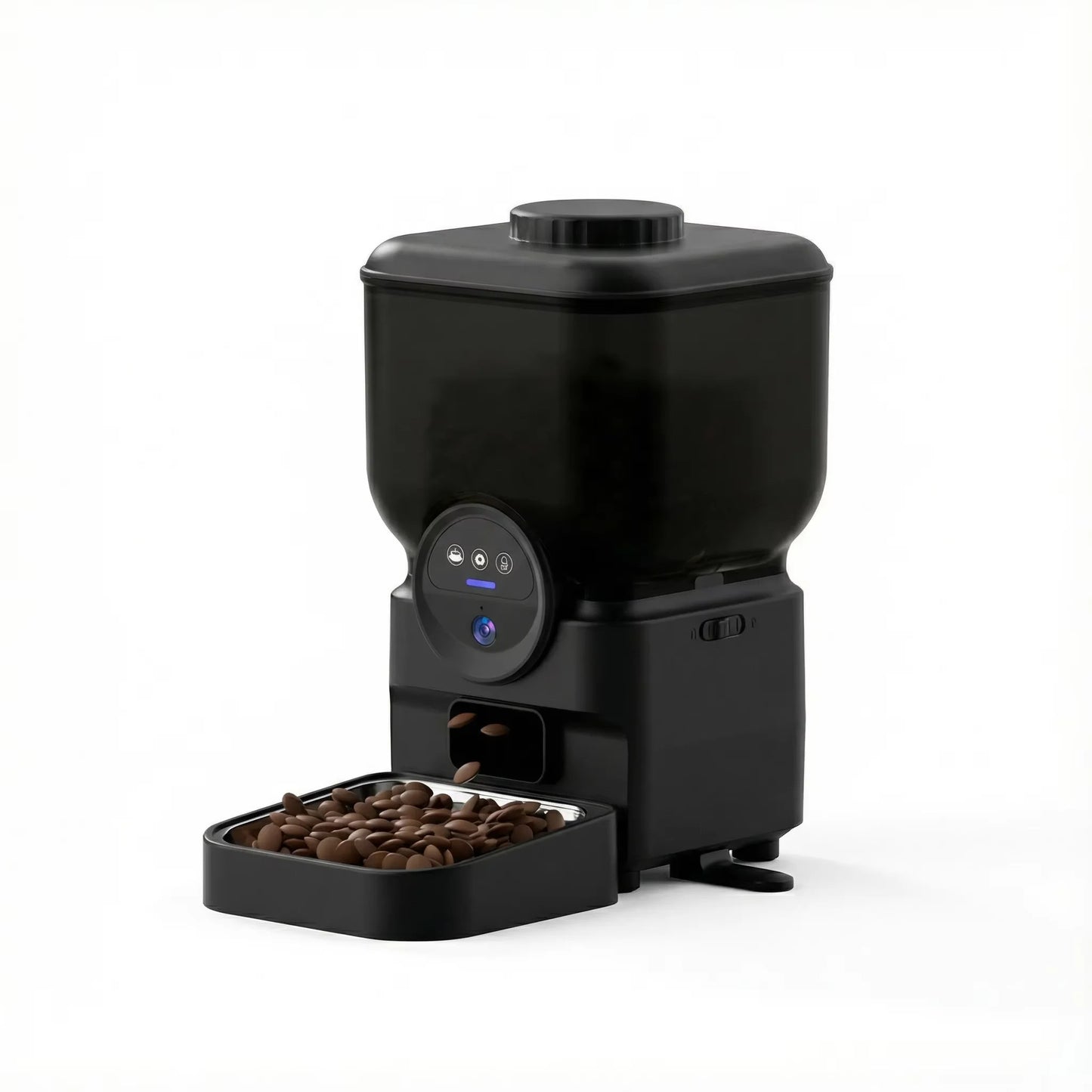 Automatic Cat Feeder Rechargeable Wifi Smart Pet Feeder App Controlled Cat Feeder With Camera Built-in Battery Cat Dog Feeder