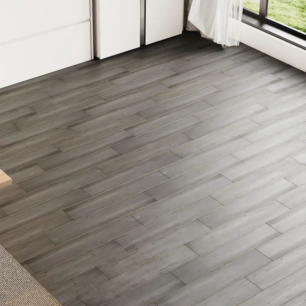 【Breeins】36Pcs Self Adhesive PVC Flooring for Home Decor Rustic Lifelike Wood Grain Self-adhesive PVC Flooring