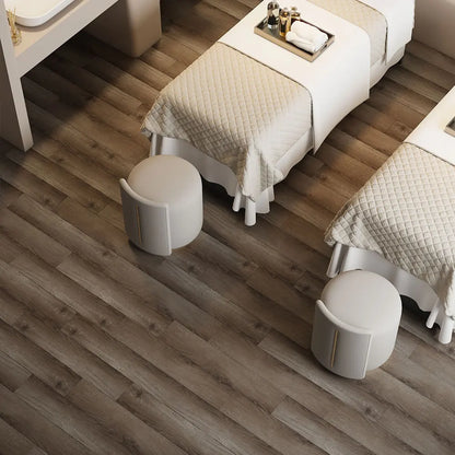 【Breeins】36Pcs Self Adhesive PVC Flooring for Home Decor Rustic Lifelike Wood Grain Self-adhesive PVC Flooring
