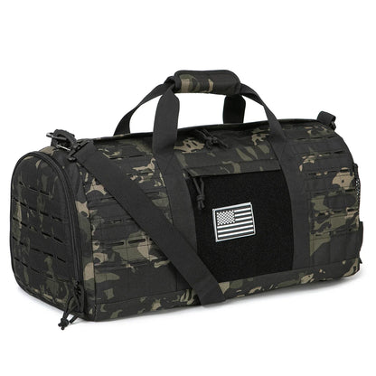 40L Tactical Travel Bag For Men Fitness Duffel Bag Basketball Weekender Bag carry on luggage Outdoor camping equipment